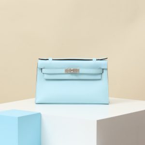 【 Special Order 】 KellyMini1  T0 smog blue/Swift leather/PHW