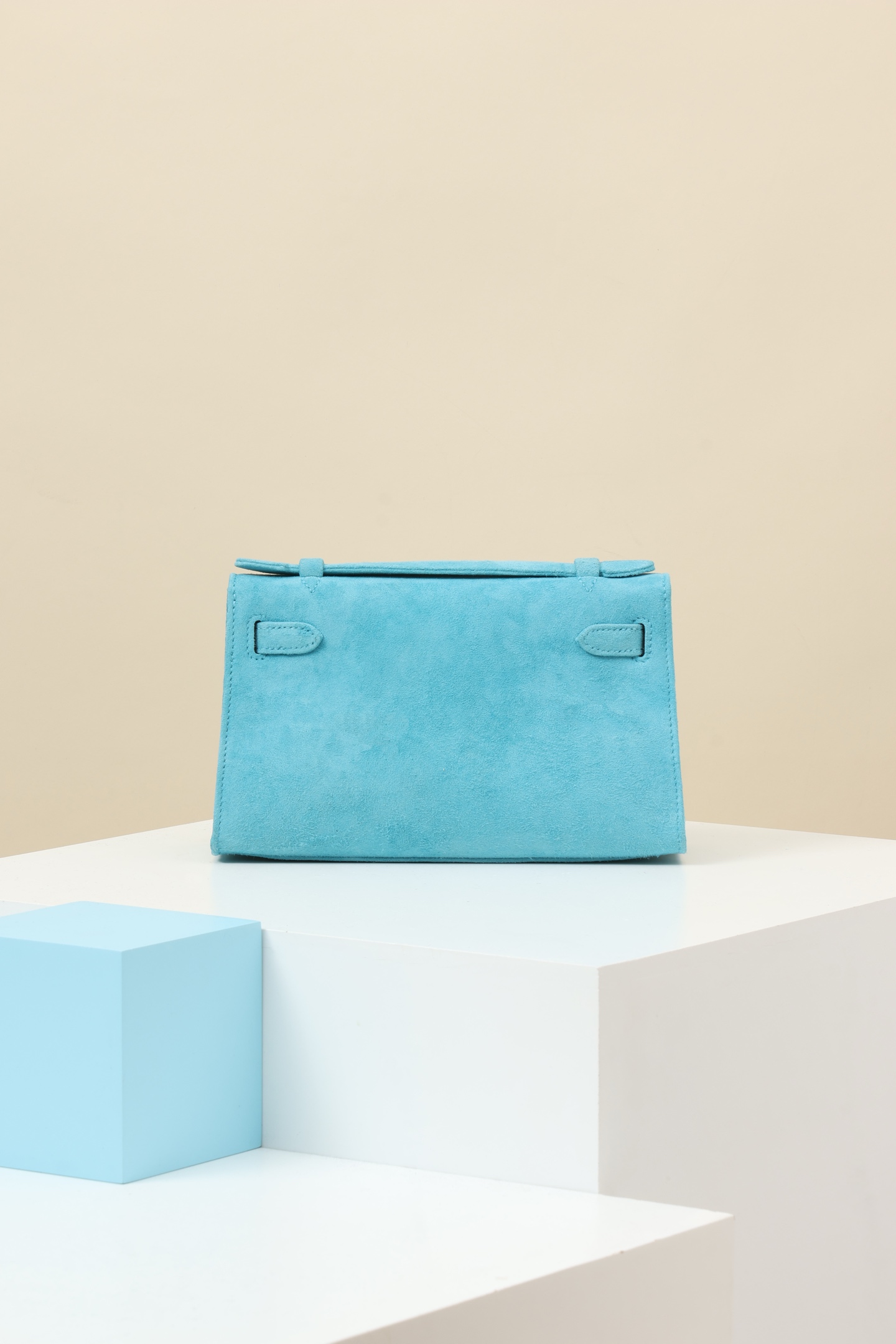 【 Special Order 】 KellyMini1 73 gemstone blue/suede/PHW - 图片 4