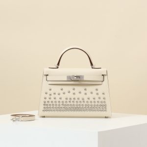 【 Special Order 】 KellyMini2  I2 Cream White/glossy Box leather/PHW