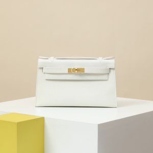 【 Special Order 】 KellyMini1  01 Pure White/PHG/Lizard Skin (Press One Rod)