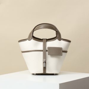 【 Special Order 】Picotin18   CK18 Elephant Grey/Shallow Meter/Swift Leather/Canvas/PHW