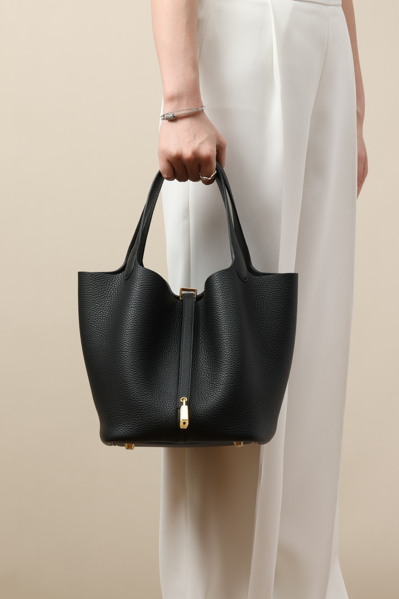 【 Special Order 】Picotin22 CK89 Black/TC Leather/PHG - 图片 9