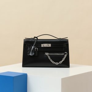 【 Special Order 】 KellyMini1 CK89 Black/Box Leather/PHW