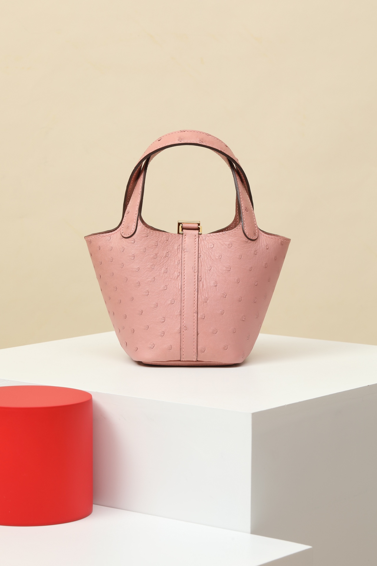 【 Special Order 】Picotin14 94 Ceramic Powder/Ostrich Skin/PHG - 图片 4