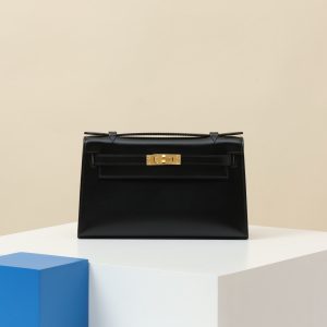 【 Special Order 】 KellyMini1 CK89 black/glossy Box leather/PHG