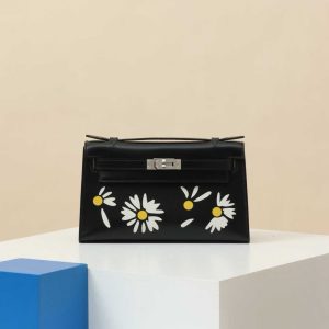 【 Special Order 】 KellyMini1 CK89 black/glossy Box leather/PHW