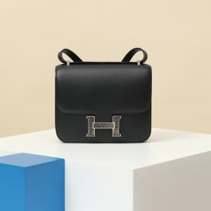 【 Special Order 】Constance19   CK89 Black/Lizard Buckle/Misty Box Leather (Pressing Two Bars)