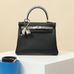 【 Special Order 】 Kelly25 CK89 Black/1B Original Color/PHW/Swift Skin/Lizard Skin