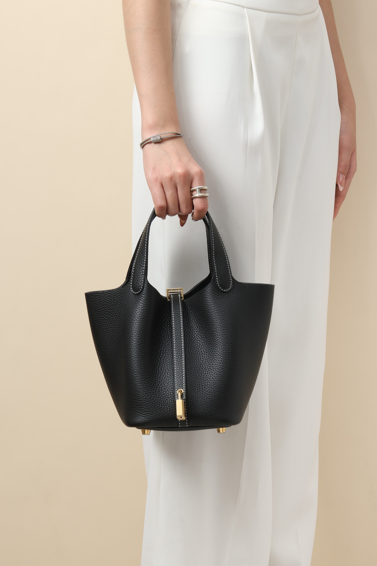 【 Special Order 】Picotin18 CK89 Black/TC Leather/PHG - 图片 10