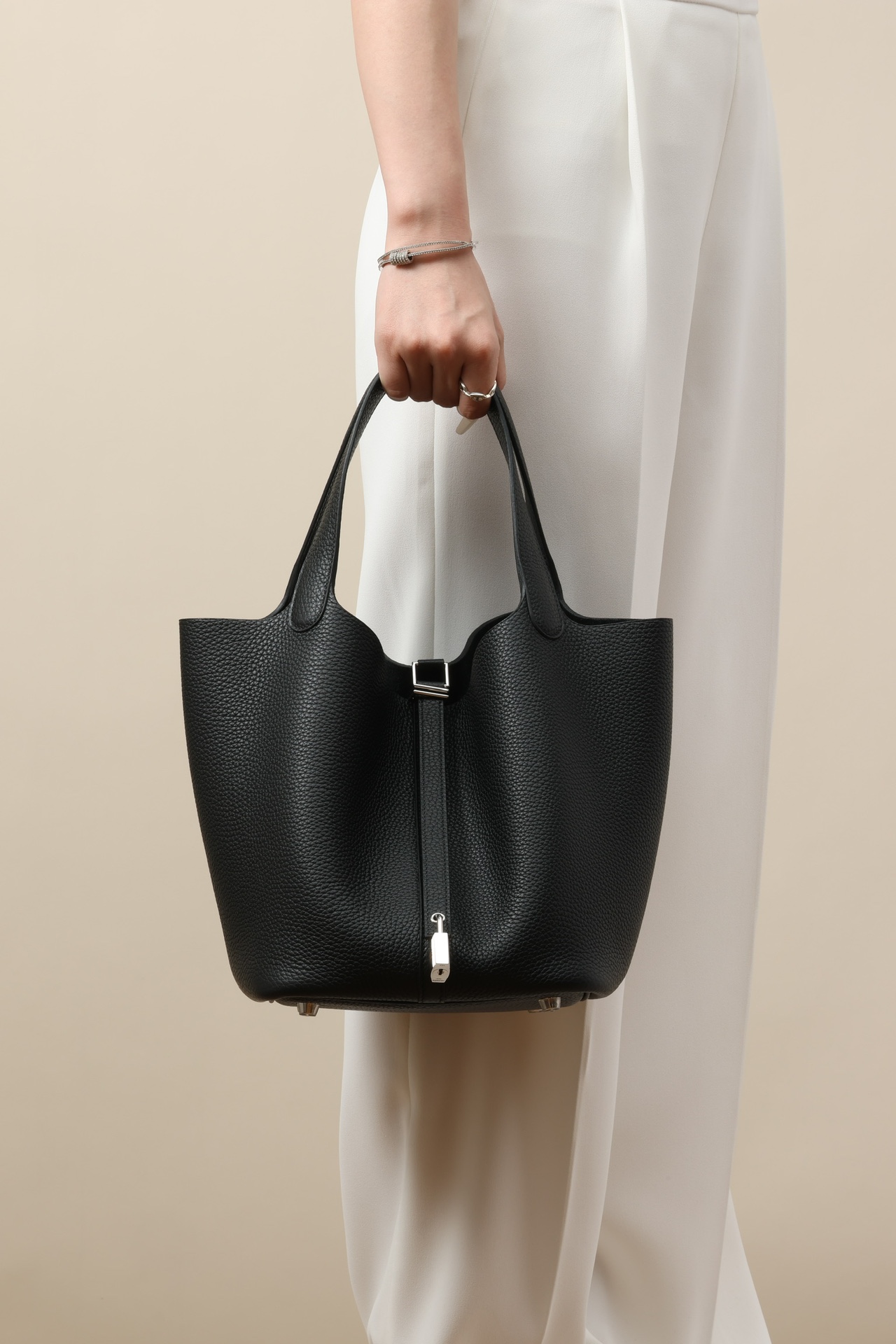 【 Special Order 】Picotin22 CK89 Black/TC Leather/PHW - 图片 10