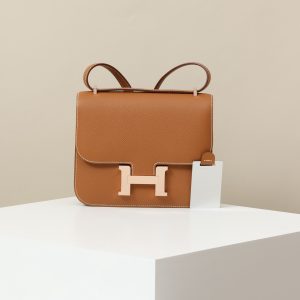 【 Special Order 】Constance19    CK37 Gold Brown/Epsom Leather/Rose Gold Buckle