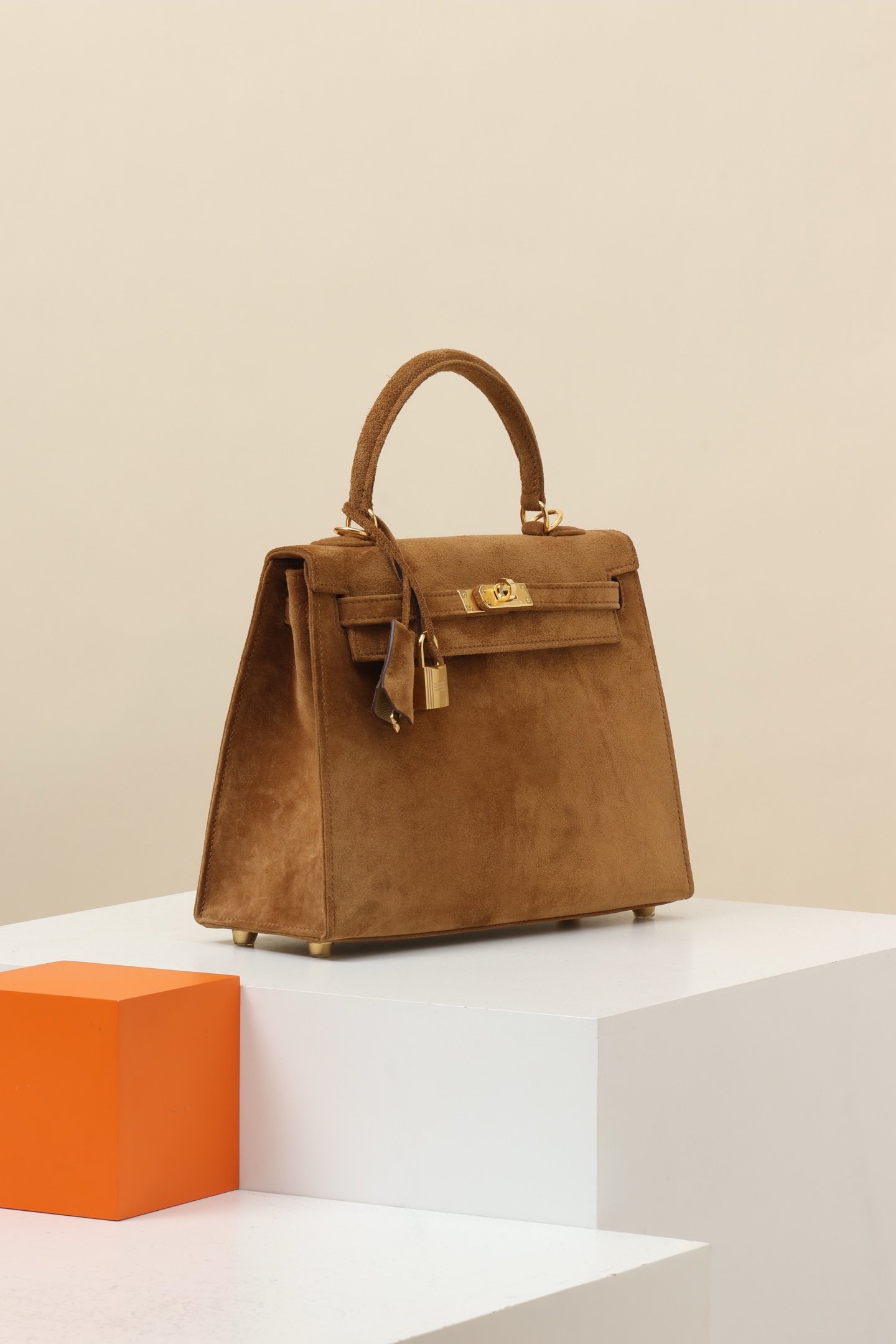 【 Special Order 】 Kelly25 Brown Brown/Suede/PHG - 图片 3