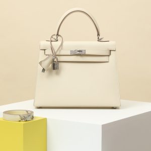 【 Special Order 】 Kelly25   CC10 milkshake white/ Epsom Leather/PHW