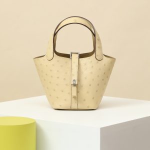 【 Special Order 】Picotin14   Y1 Fragrant Grass/Ostrich Skin/PHW