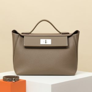 【 Special Order 】Kelly2424   CK18 Elephant Grey/Logo/Swift Leather/PHW