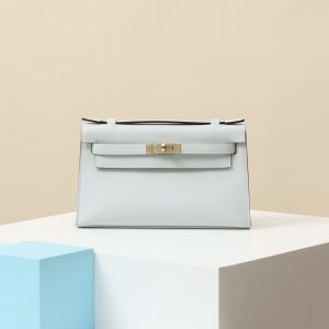 【 Special Order 】 KellyMini1  N4 Platinum Grey/Swift Leather/Light Gold Buckle