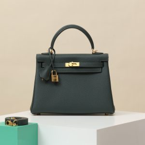 【 Special Order 】 Kelly25  Q0 Swamp Green/Togo leather/PHG