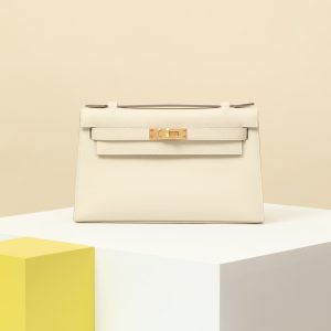 【 Special Order 】 KellyMini1  CC10 milkshake white/Epsom leather/PHG