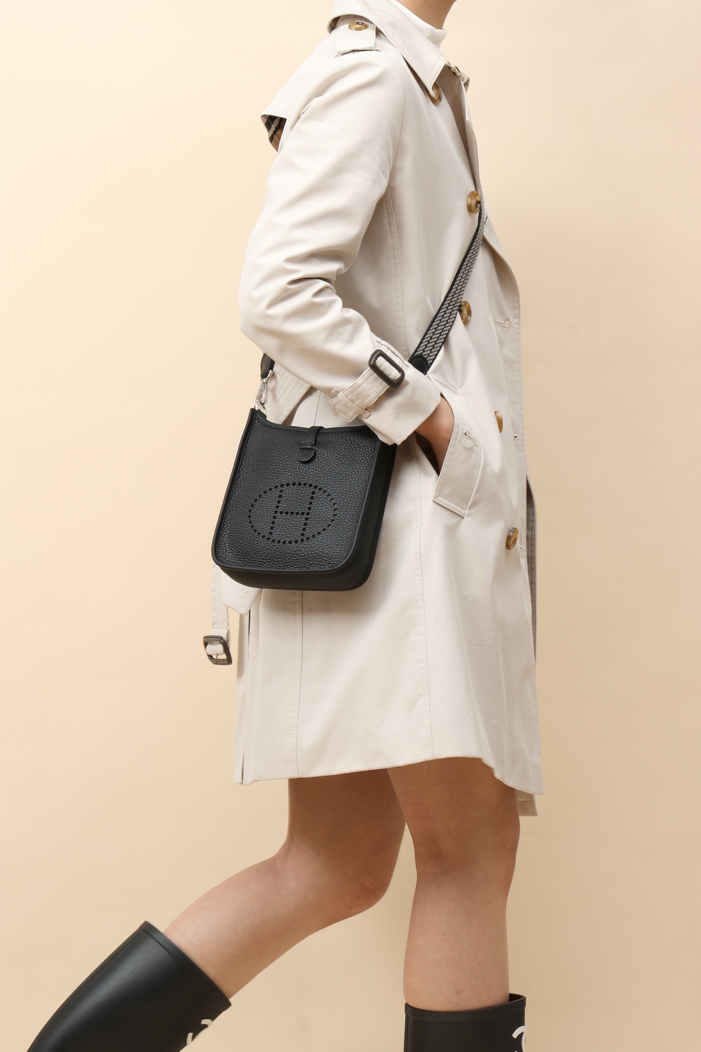 【 Special Order 】Evelyn16 CK89 Black/TC Leather/PHW - 图片 10