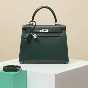 【 Special Order 】 Kelly25 67 Emerald/Box Leather/PHW