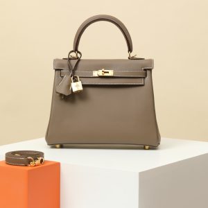 【 Special Order 】 Kelly25   CK18 Elephant Grey/Swift Leather/PHG