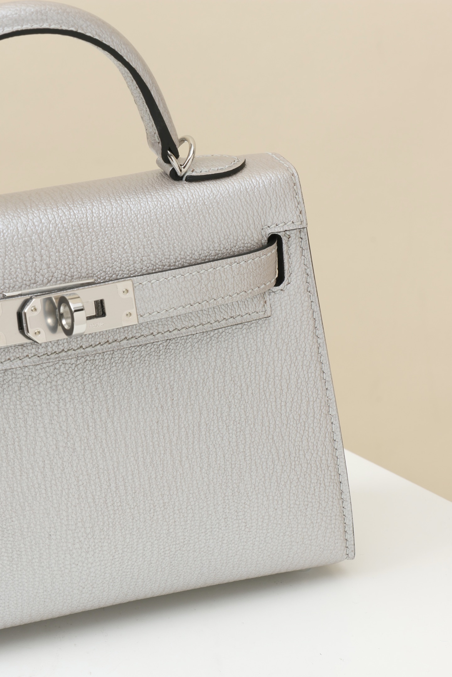 【 Special Order 】 KellyMini2 05 Olympic Silver/Sheepskin/PHW - 图片 5