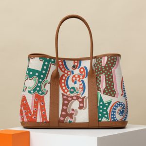 【 Special Order 】Garden36    CK37 Gold Brown/Negonda Leather/Canvas/PHW