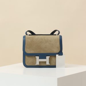 【 Special Order 】Constance 19   S4 Deep Blue/61 Military Green/Suede/Swift Leather/PHW