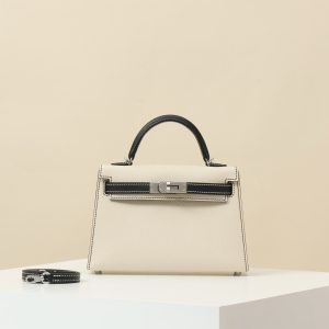 【 Special Order 】 KellyMini2  CC10 milkshake white/CK89 black/Epsom Leather/PHW