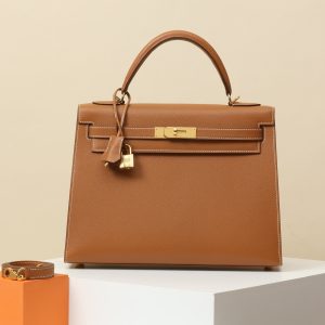 【 Special Order 】 Kelly32 CK37 Gold Brown/Epsom Leather/PHG