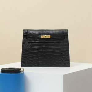 【 Special Order 】KellyDanse CK89 Black/Foggy American Crocodile/PHG (Squeezing Mouth)