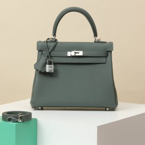 【 Special Order 】 Kelly25  63 Almond Green/Togo leather/PHW