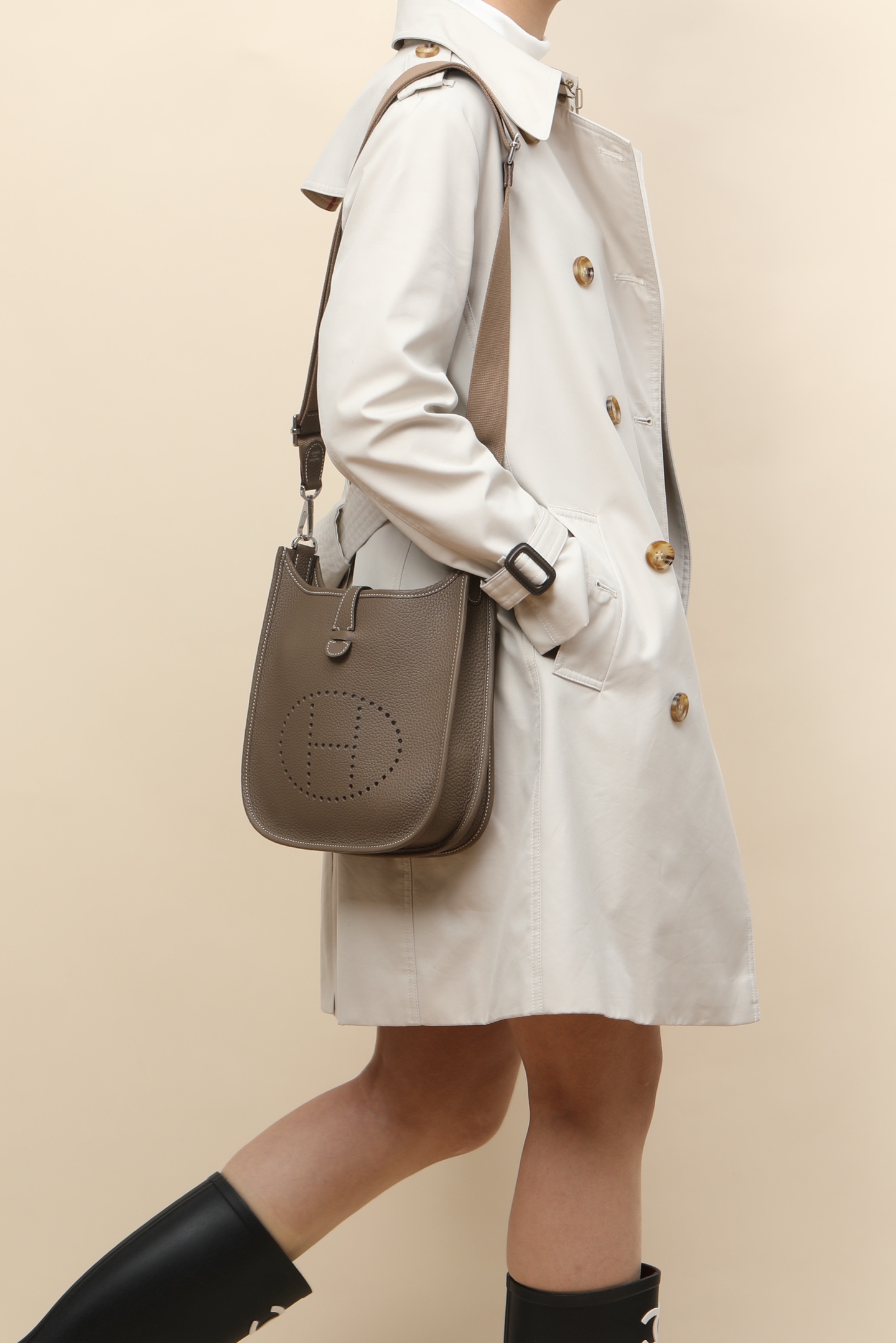 【 Special Order 】Evelyn23 CK18 Elephant Grey/TC Leather/PHW - 图片 9