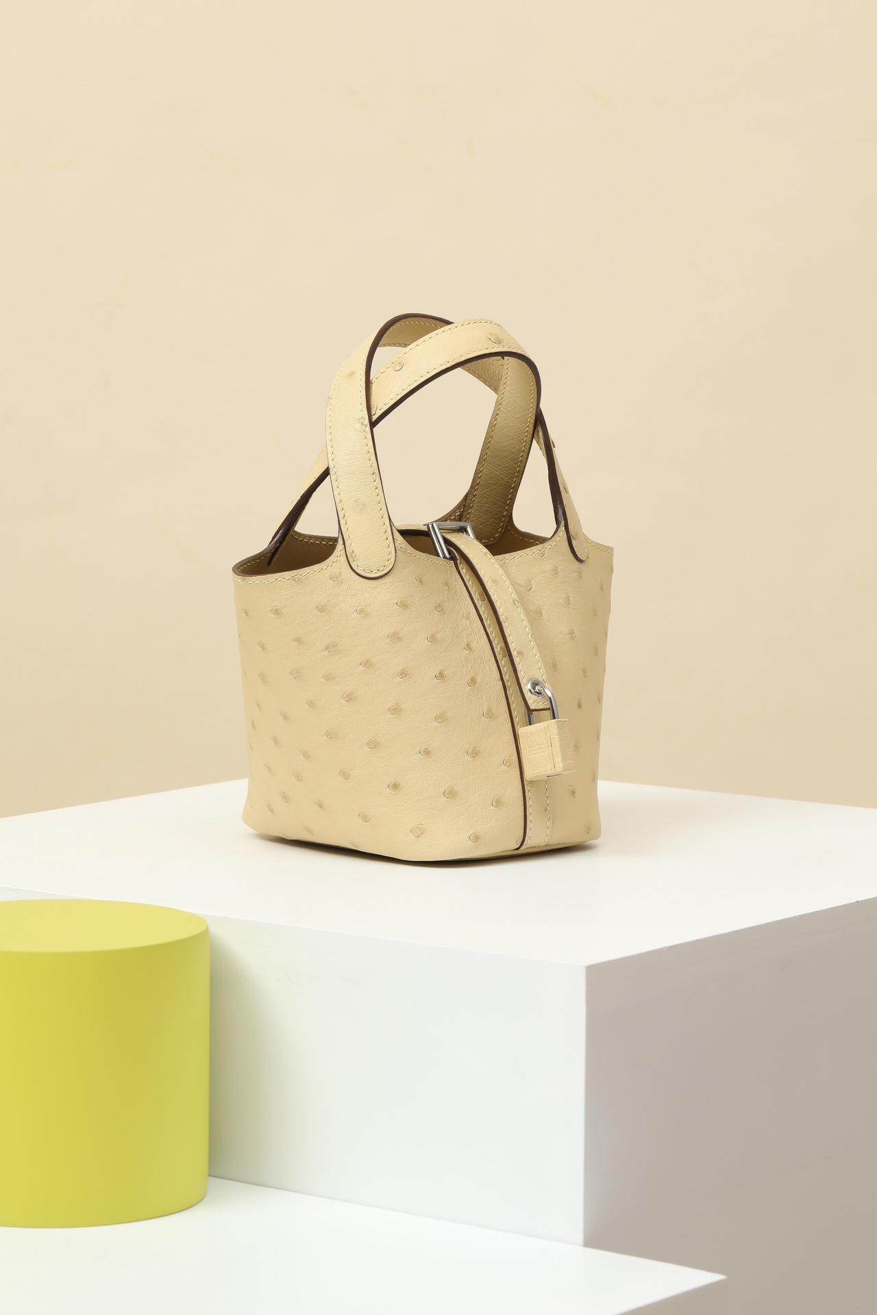 【 Special Order 】Picotin14 Y1 Fragrant Grass/Ostrich Skin/PHW - 图片 3