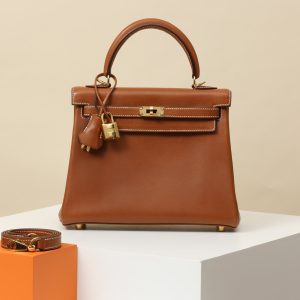 【 Special Order 】 Kelly 25 CK37 Gold Brown/Saddle Leather/PHG