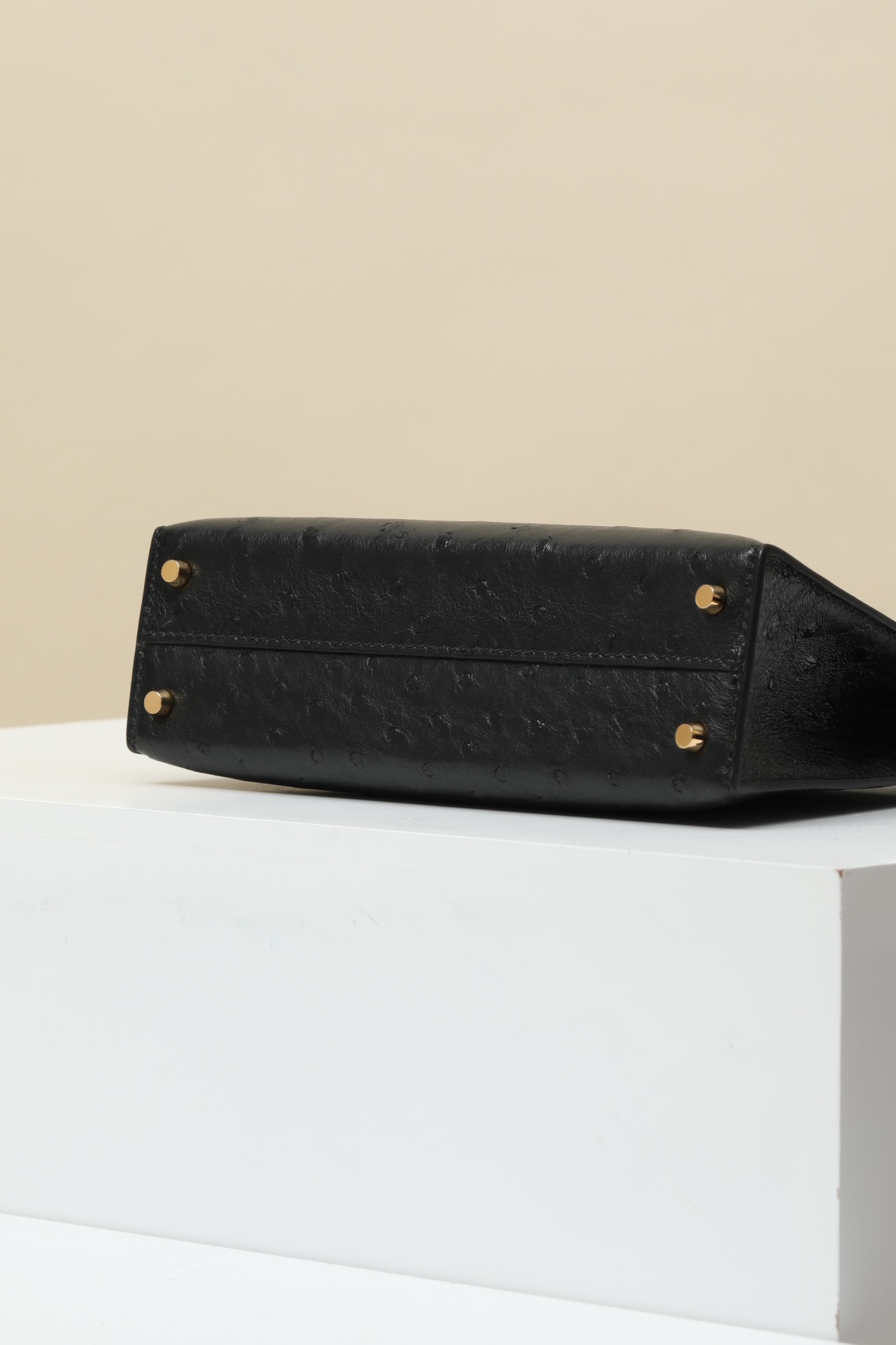 【 Special Order 】 KellyMini2 CK89 Black/Ostrich Skin/PHG - 图片 8