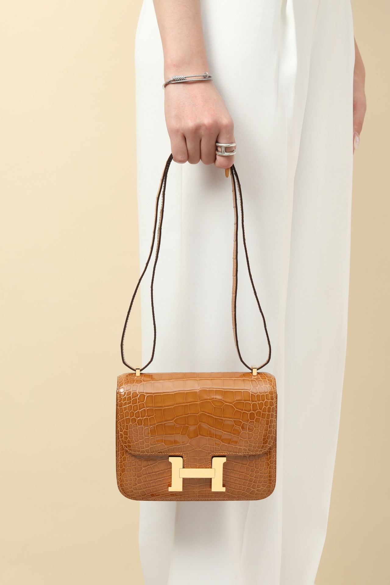 【 Special Order 】Constance19 24 Tobacco/Bright Faced Alligator/PHG - 图片 10