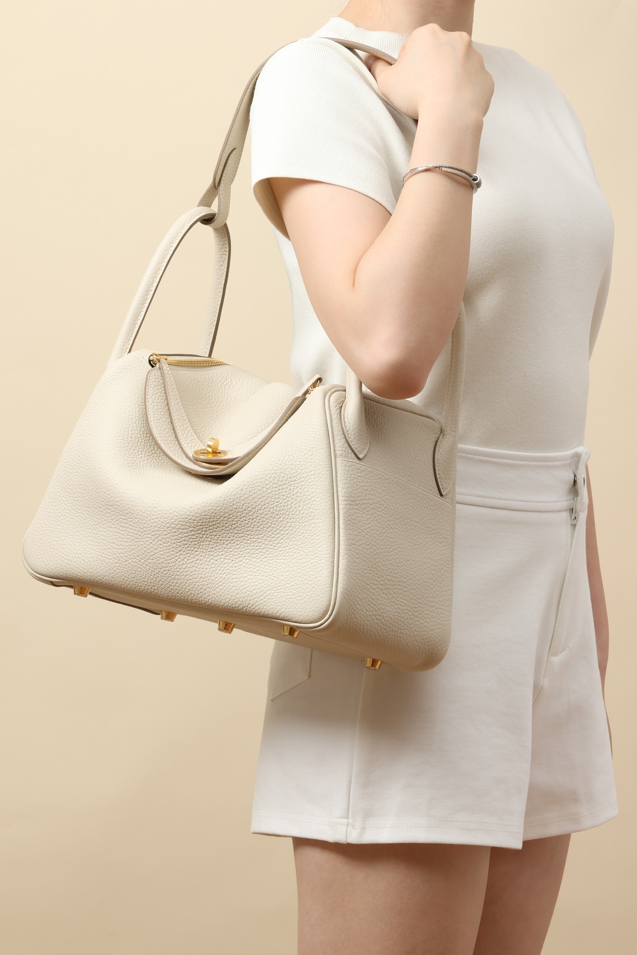 【 Special Order 】Lindy30 CC10 milkshake white/TC leather/PHG - 图片 10