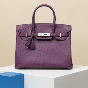 【special order】 BIRKIN30 P9 Sea Anemone Purple/Ostrich Skin/PHW