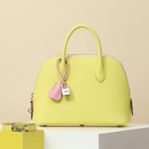 【 Special Order 】Bolide25   9R lemon yellow/X9 mallow purple/I2 cream white/EPSOM leather/PHW