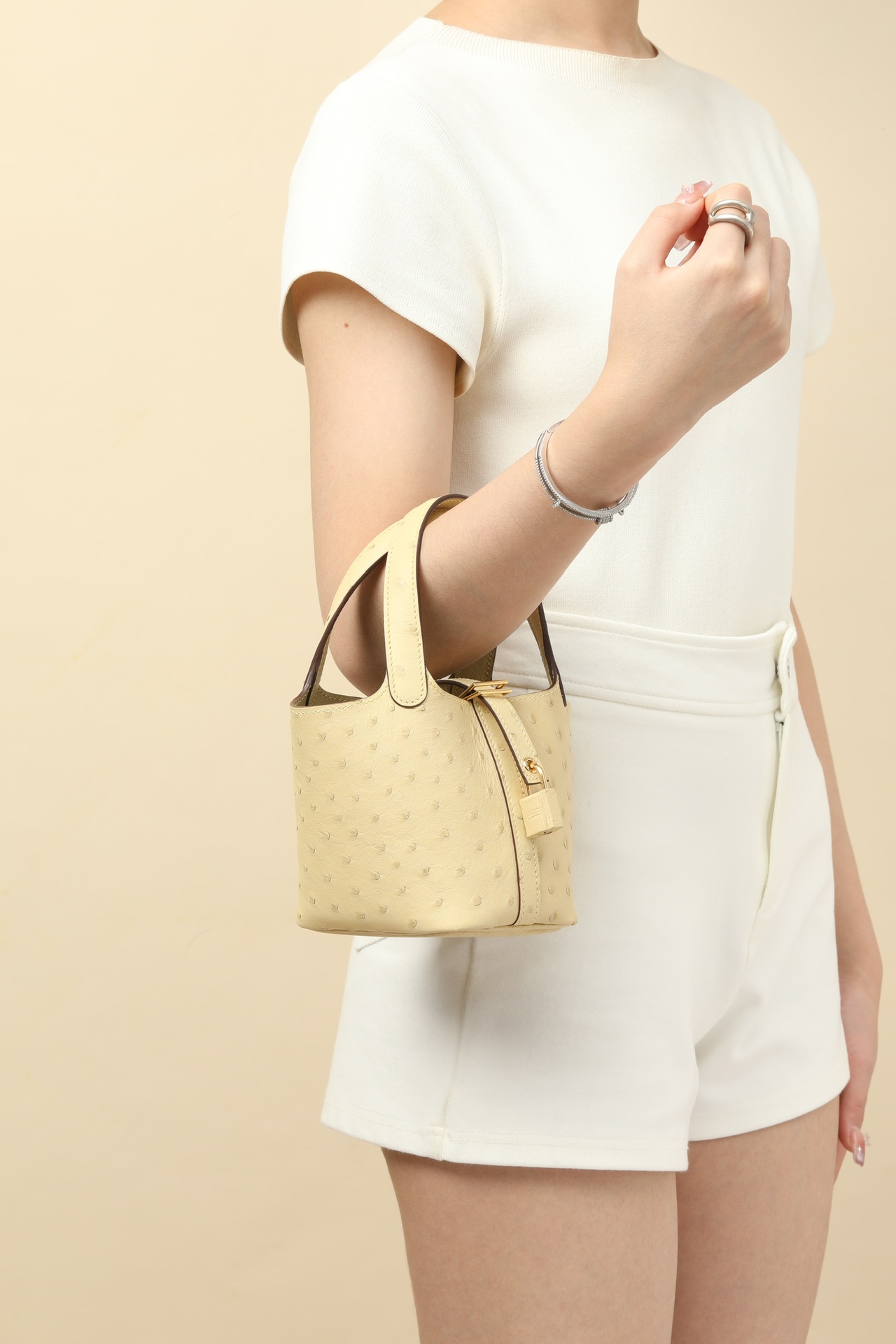 【 Special Order 】Picotin14 Y1 Fragrant Grass/Ostrich Skin/PHG - 图片 10