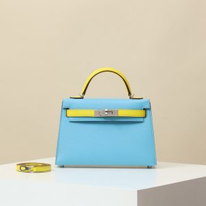 【 Special Order 】 KellyMini2  7N Candy Blue/Candy Yellow/Sheepskin/PHW