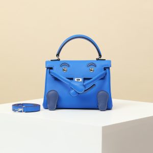 【 Special Order 】Kelly doll   T7 Water Demon Blue/R2 Agate Blue/SWIFT Leather/PHW