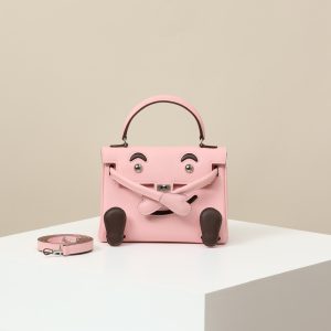 【 Special Order 】Kelly doll      3Q cherry blossom powder/4A coffee color/SWIFT leather/PHW