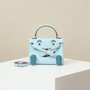 【 Special Order 】Kelly doll      TO Haze Blue/CK75 Cowboy Blue/SWIFT Leather/PHW