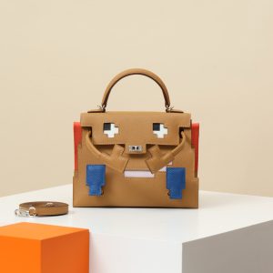 【 Special Order 】Kelly doll   4B Biscuit Color/08 Royal Blue/09 Dreamy Purple/OE Dessa Pink/Epsom Leather/PHW